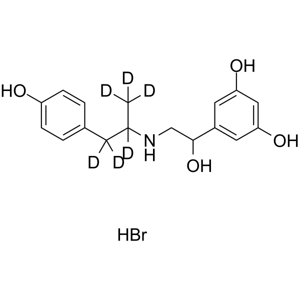 Fenoterol-d6 hydrobromide (fenoterol hydrobromide d6 (hydrobromide)) 1286129-04-1